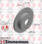 Zimmermann 200.2529.20 тормозной диск на NISSAN MURANO (Z50)
