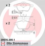 Zimmermann 20676.200.1 комплект тормозных колодок, дисковый тормоз на AUDI 100 (4A, C4)