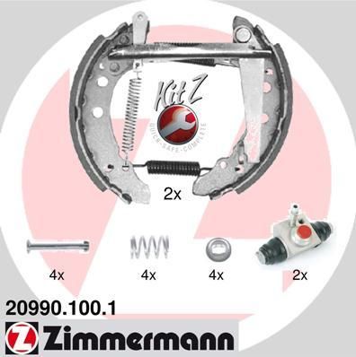 Zimmermann 20990.100.1 комплект тормозных колодок на SEAT CORDOBA Vario (6K5)