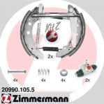 Zimmermann 20990.105.5 комплект тормозных колодок на VW SANTANA (32B)