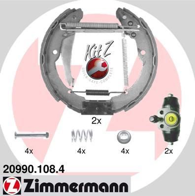 Zimmermann 20990.108.4 комплект тормозных колодок на SKODA OCTAVIA Combi (1U5)