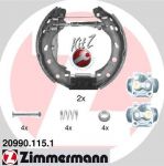 Zimmermann 20990.115.1 комплект тормозных колодок на SMART CABRIO (450)