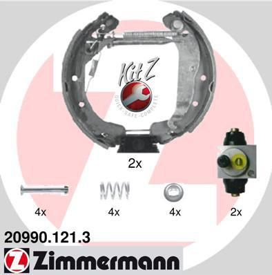 Zimmermann 20990.121.3 комплект тормозных колодок на OPEL ZAFIRA A (F75_)