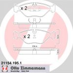 Zimmermann 21154.195.1 комплект тормозных колодок, дисковый тормоз на SAAB 9000