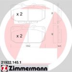 ZIMMERMANN Колодки торм.пер. (21922.145.1)