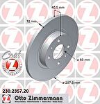 Zimmermann 230.2357.20 тормозной диск на FIAT BRAVA (182)