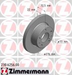 Zimmermann 230.6256.00 тормозной диск на IVECO DAILY III c бортовой платформой/ходовая часть
