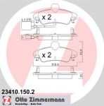 Zimmermann 23410.150.2 комплект тормозных колодок, дисковый тормоз на FORD MONDEO I (GBP)