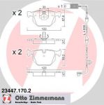 Zimmermann 23447.170.2 комплект тормозных колодок, дисковый тормоз на 7 (E65, E66, E67)