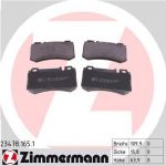 Zimmermann 23478.165.1 комплект тормозных колодок, дисковый тормоз на MERCEDES-BENZ S-CLASS купе (C216)