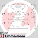 ZIMMERMANN Колодки торм.пер. (23720.175.1)