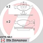 Zimmermann 23775.180.1 комплект тормозных колодок, дисковый тормоз на FIAT PALIO Weekend (178DX)
