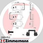 Zimmermann 23883.175.2 комплект тормозных колодок, дисковый тормоз на VW PHAETON (3D_)