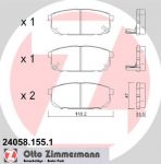 Zimmermann 24058.155.1 комплект тормозных колодок, дисковый тормоз на KIA SORENTO I (JC)