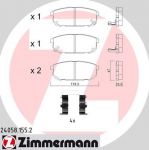 ZIMMERMANN Колодки тормозные зад. Kia SORENTO I (JC) 2.4 08.2002 - (24058.155.2)