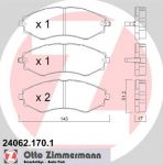 Zimmermann 24062.170.1 комплект тормозных колодок, дисковый тормоз на CHEVROLET EPICA (KL1_)