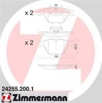 ZIMMERMANN КОЛОДКИ ТОРМ BNW 3 E90/E92/E93/E91 F 05/10->> (24255.200.1)
