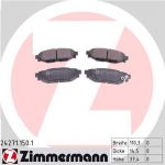 Zimmermann 24271.150.1 комплект тормозных колодок, дисковый тормоз на TOYOTA GT 86 купе (ZN6_)