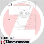 Zimmermann 24399.195.1 комплект тормозных колодок, дисковый тормоз на VOLVO XC60