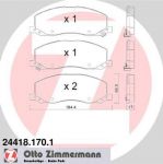 Zimmermann 24418.170.1 комплект тормозных колодок, дисковый тормоз на OPEL INSIGNIA седан