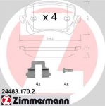 Zimmermann 24483.170.2 комплект тормозных колодок, дисковый тормоз на VW PASSAT Variant (3C5)