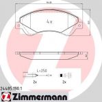 Zimmermann 24485.190.1 комплект тормозных колодок, дисковый тормоз на FORD TRANSIT c бортовой платформой/ходовая часть
