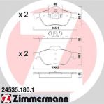 Zimmermann 24535.180.1 комплект тормозных колодок, дисковый тормоз на RENAULT MEGANE II седан (LM0/1_)