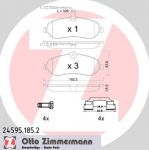 ZIMMERMANN Колодки торм.пер. (24595.185.2)