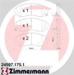 Zimmermann 24597.175.1 комплект тормозных колодок, дисковый тормоз на HYUNDAI H-1 Cargo (TQ)