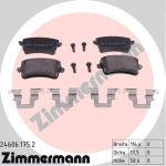 Zimmermann 24606.175.2 комплект тормозных колодок, дисковый тормоз на AUDI A4 Allroad (8KH, B8)
