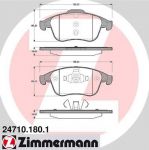 Zimmermann 24710.180.1 комплект тормозных колодок, дисковый тормоз на RENAULT MEGANE III Наклонная задняя часть (BZ0_)