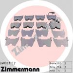 Zimmermann 24888.170.2 комплект тормозных колодок, дисковый тормоз на VW PHAETON (3D_)