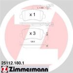 Zimmermann 25112.180.1 комплект тормозных колодок, дисковый тормоз на OPEL MOVANO B фургон