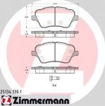 ZIMMERMANN ??????? ????????? ???????? FORD B-MAX, FIESTA VI (251341701)