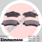 ZIMMERMANN Колодки торм.пер. Citroen C4/Peugeot 308 12> (25250.190.1)