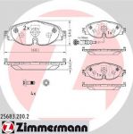 ZIMMERMANN Колодки торм.пер. (25683.200.2)
