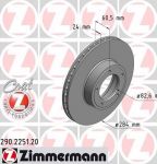 Zimmermann 290.2251.20 тормозной диск на JAGUAR XJ купе