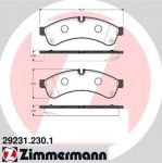 Zimmermann 29231.230.1 комплект тормозных колодок, дисковый тормоз на IVECO DAILY IV фургон/универсал