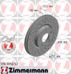 Zimmermann 370.3050.52 тормозной диск на MAZDA CX-5 (KE, GH)