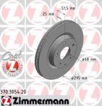 ZIMMERMANN Диск торм. перед. Mazda 3 (BM) Skyaktiv 13> заказ не менее 2 единиц (370.3054.20)