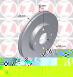 Zimmermann 370.3064.00 тормозной диск на MAZDA 323 C IV (BG)