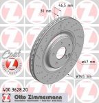 Zimmermann 400.3628.20 тормозной диск на MERCEDES-BENZ C-CLASS купе (CL203)
