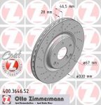 ZIMMERMANN ТОРМОЗНОЙ ДИСК SPORT COAT Z W203 05->; C209 0 (400364652)