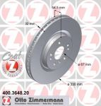ZIMMERMANN Торм.диск пер.вент.[330x32] 5 отв. Coat Z (400.3648.20)