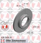Zimmermann 430.2626.20 тормозной диск на OPEL MOVANO B фургон