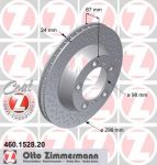 Zimmermann 460.1528.20 тормозной диск на PORSCHE BOXSTER (987)