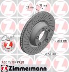Zimmermann 460.1578.20 тормозной диск на PORSCHE 911 (997)
