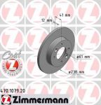 Zimmermann 470.1079.20 тормозной диск на RENAULT LOGAN I универсал (KS_)