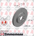 Zimmermann 470.2412.20 тормозной диск на RENAULT MEGANE II седан (LM0/1_)