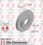 Zimmermann 600.3230.20 тормозной диск на VW LUPO (6X1, 6E1)
